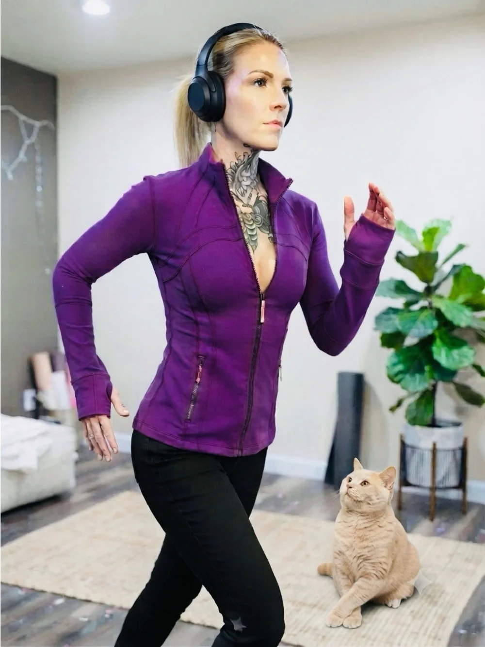 Lululemon Define jacket in tender violet